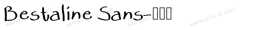 Bestaline Sans字体转换